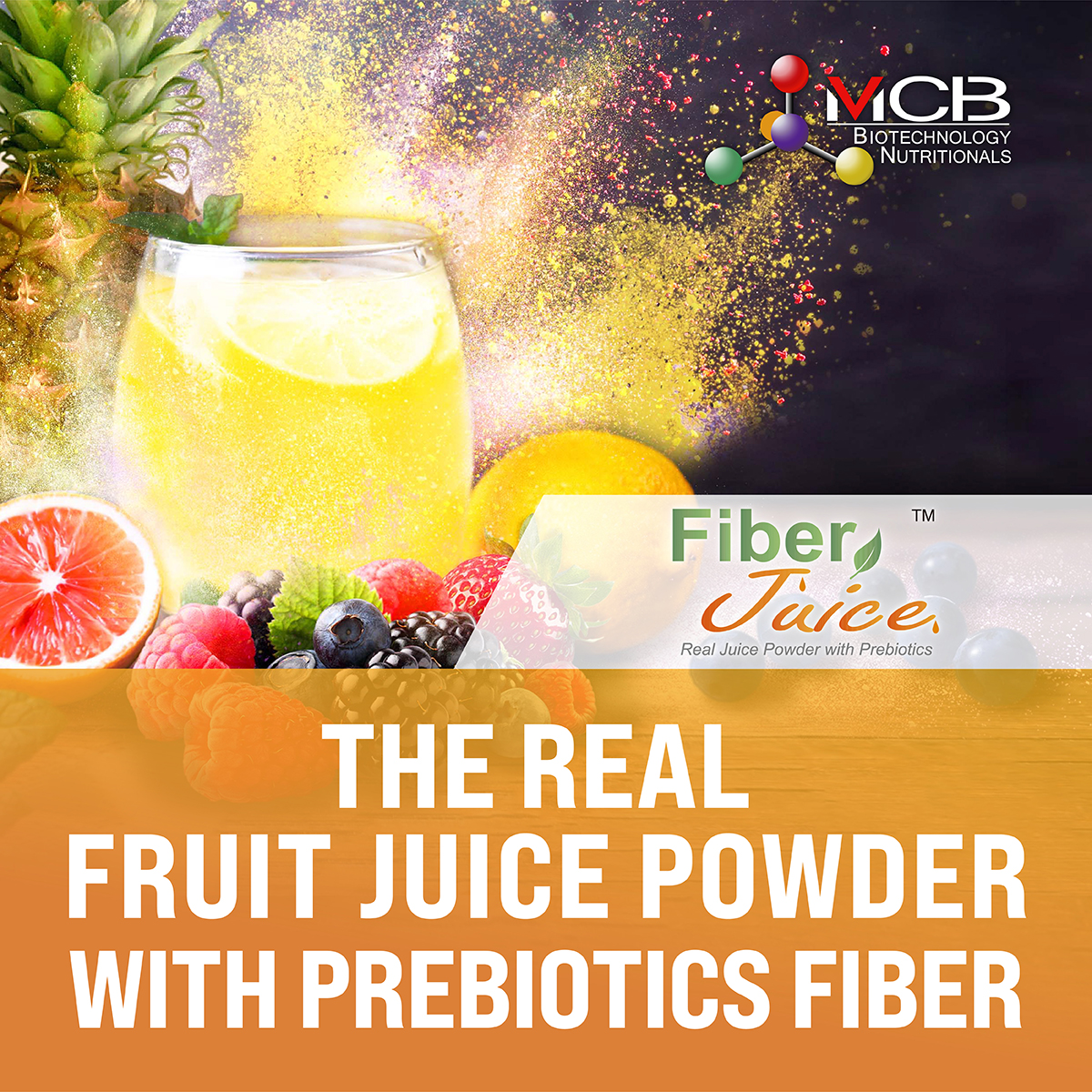 FIBERJUICE™ Real Juice Powder with Prebiotics